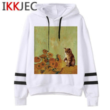 Load image into Gallery viewer, Hoodie White Cat